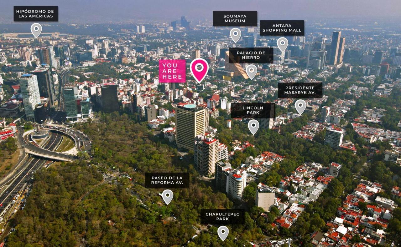 Uliv Parque Lincoln Apartment Ciudad de México Exterior foto